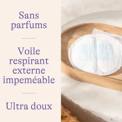 Lot de 4 coussinets d'allaitement lavables