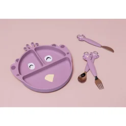 Lot de 3 couverts en silicone mrs. peacock