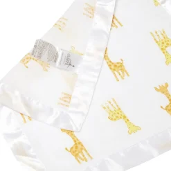 Lot de 2 couvertures-doudous en mousseline de coton safari babes