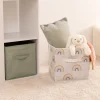 Lot de 2 cubes de rangement arc-en-ciel vert