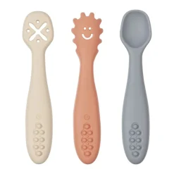 Lot de 3 cuillères silicone 1er âge