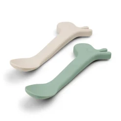 Lot de 2 cuillères silicone lalee vert