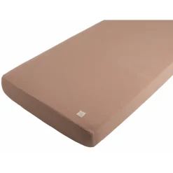 Lot de 2 drap housse uni petit coeur