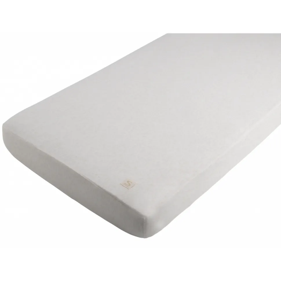 Lot de 2 drap housse uni petit nuage