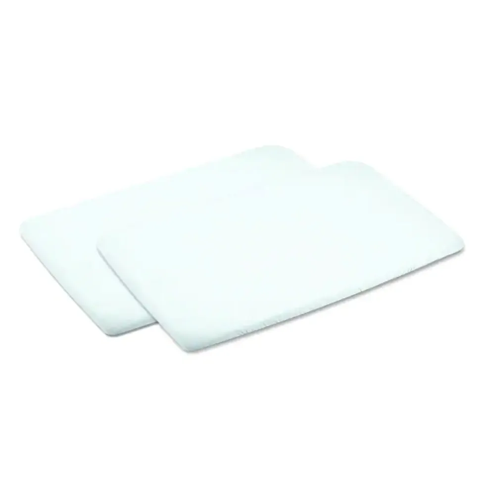 Lot de 2 draps housse nouveau né blanc pour swift
