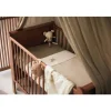Lot de 2 draps housses jersey 60 x 120 cm olive