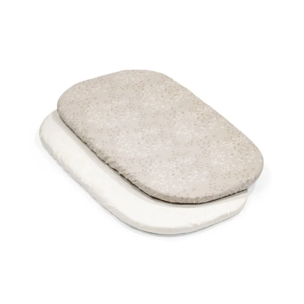 Lot de 2 draps housses pour matelas berceau snoozi