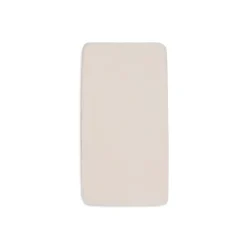 Lot de 2 draps housses 70 x 140 cm jersey wild rose et ivory