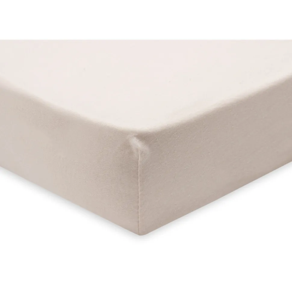Lot de 2 draps housses 40x80 cm jersey blush et wild rose