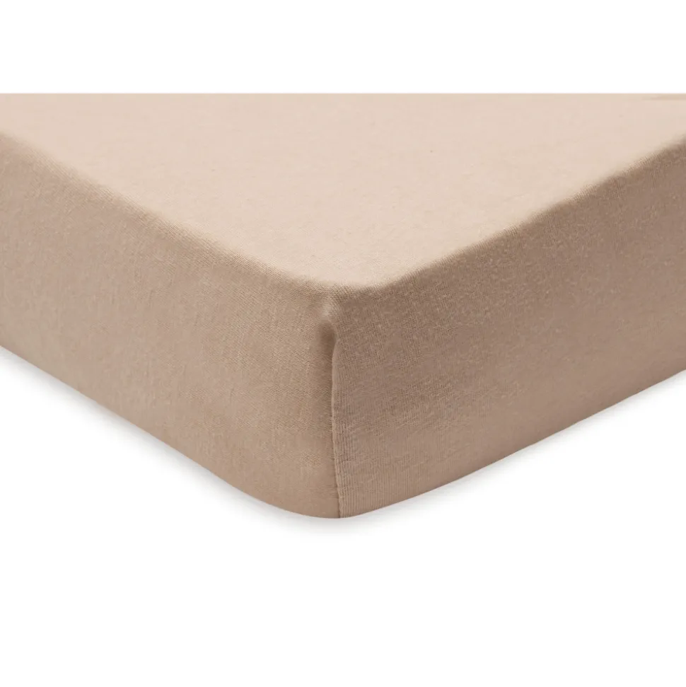 Lot de 2 draps housses 40x80 cm jersey blush et wild rose