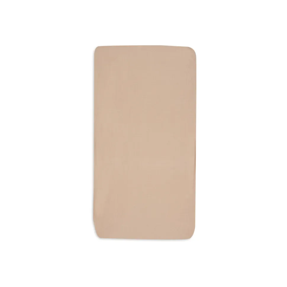 Lot de 2 draps housses 40x80 cm jersey blush et wild rose