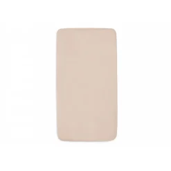 Lot de 2 draps housses 60x120 cm jersey wild rose et biscuit