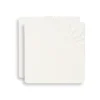 Lot de 2 draps housses 60x120 cm jersey ivoire