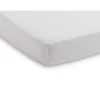 Lot de 2 draps housses 60x120 cm jersey white