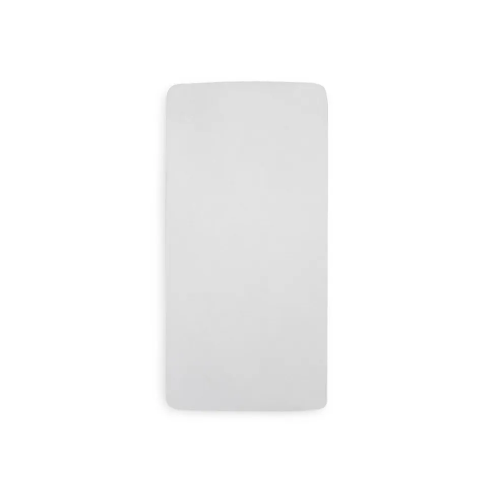 Lot de 2 draps housses 60x120 cm jersey white