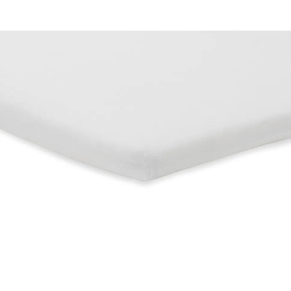 Lot de 2 draps housses 40x80 cm jersey white