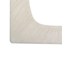 Lot de 2 housses de matelas à langer sable/caramel