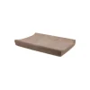 Lot de 2 housses matelas à langer éponge 50 x 70 cm milky coffee et ivory