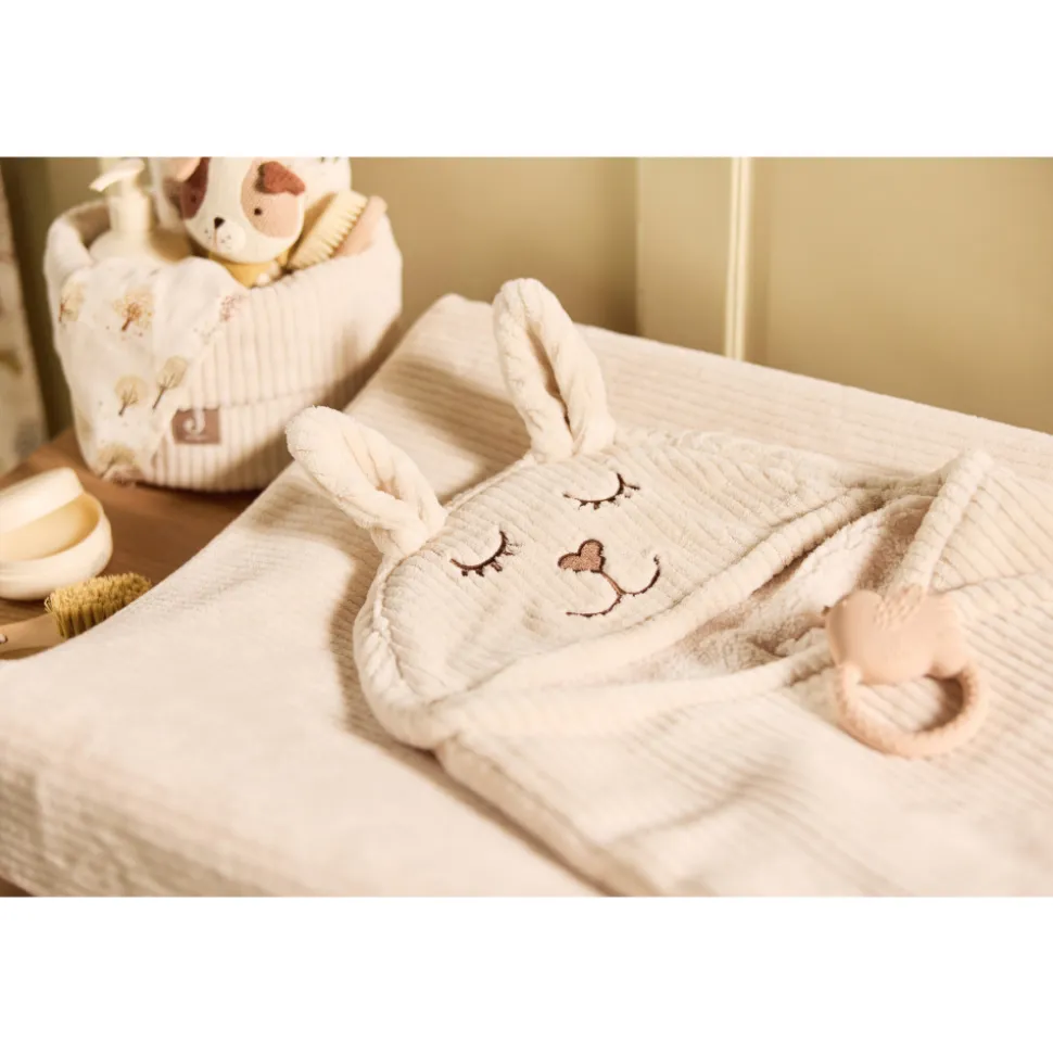 Lot de 2 housses matelas à langer éponge 50 x 70 cm oatmeal