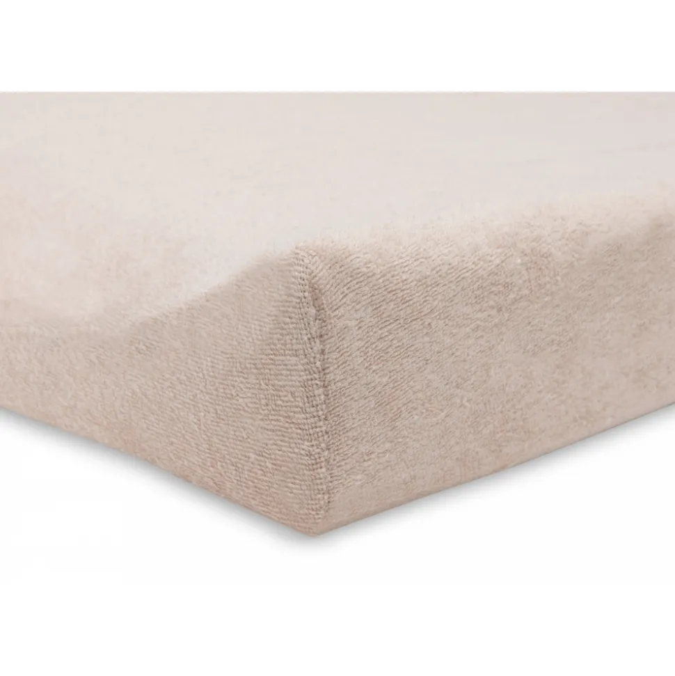 Lot de 2 housses matelas à langer éponge 50 x 70 cm wild rose et biscuit
