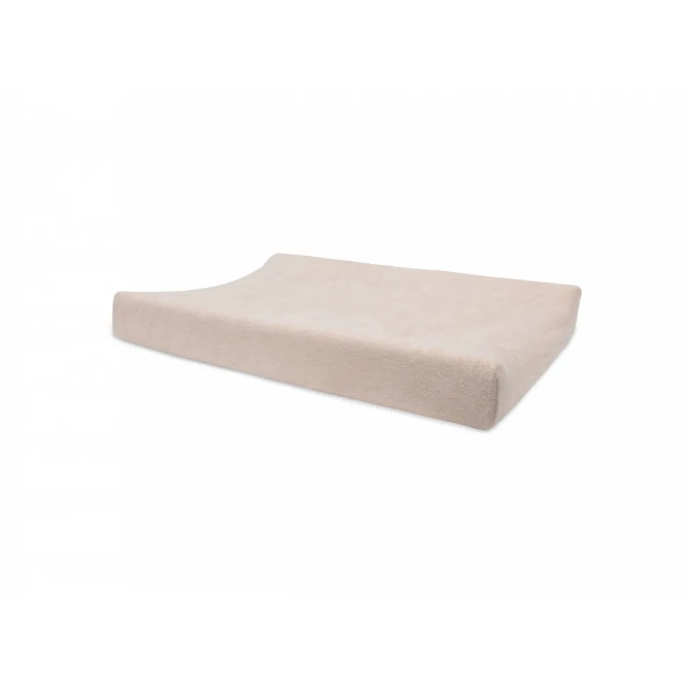 Lot de 2 housses matelas à langer éponge 50 x 70 cm wild rose et biscuit