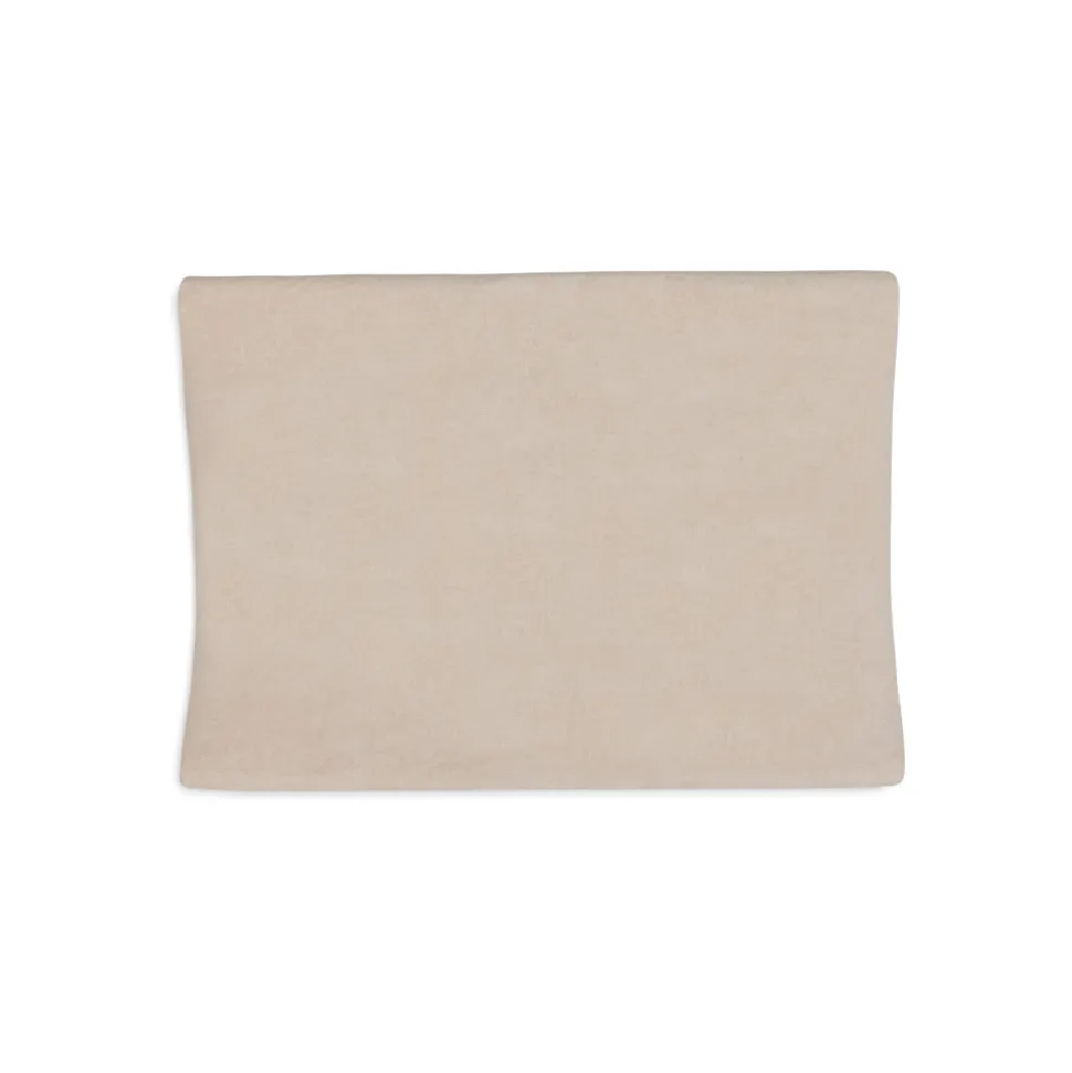 Lot de 2 housses matelas à langer éponge 50 x 70 cm oatmeal et sand