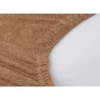 Lot de 2 housses matelas à langer éponge 50 x 70 cm caramel et biscuit