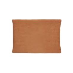 Lot de 2 housses matelas à langer éponge 50 x 70 cm caramel et biscuit