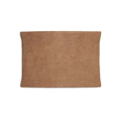 Lot de 2 housses matelas à langer éponge 50 x 70 cm caramel et biscuit