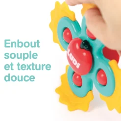Lot de 3 jouets rotatifs baby spinners