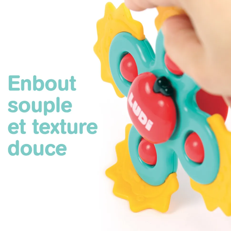 Lot de 3 jouets rotatifs baby spinners