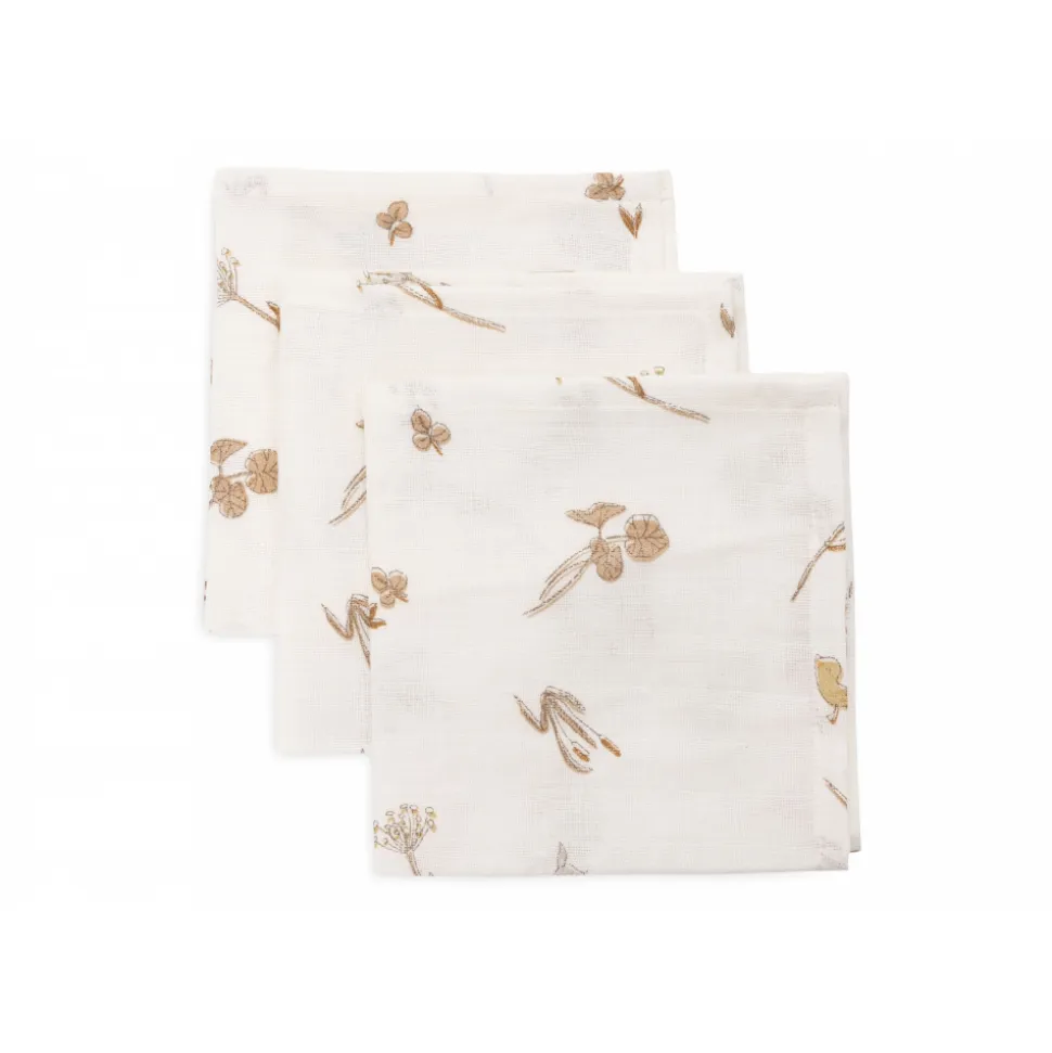 Lot de 3 langes en coton 31 x 31 cm riverside
