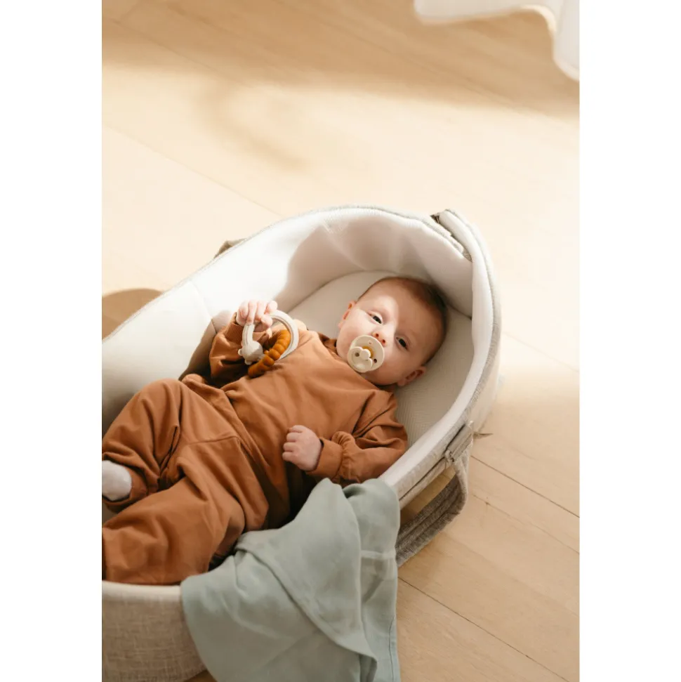 Lot de 3 langes en gaze de coton lovely mini leaves green