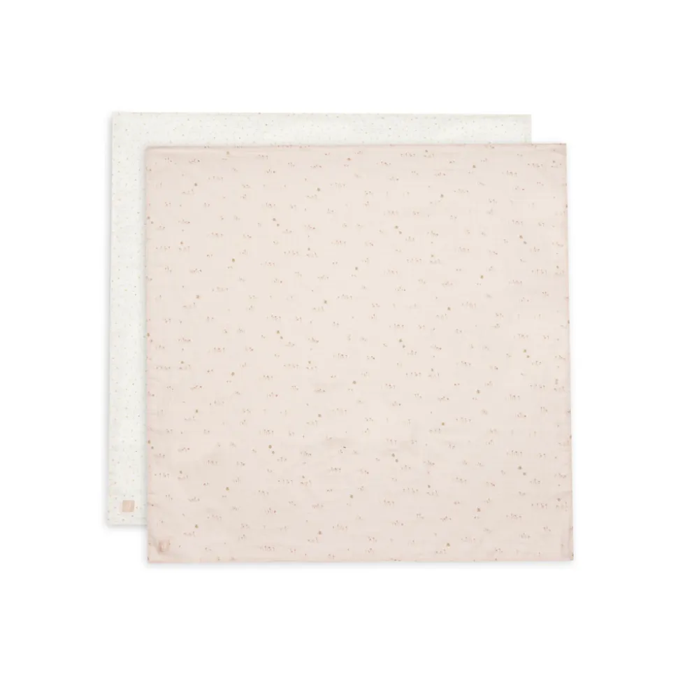 Lot de 2 langes gaze de coton 115 x 115 cm pretty picnic
