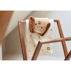 Lot de 2 langes gaze de coton 115 x 115 cm animal friends