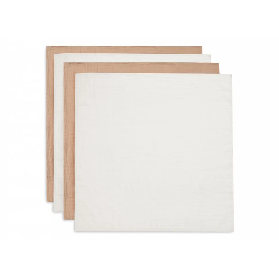 Lot de 3 langes gaze de coton 70 x 70 cm bloomy