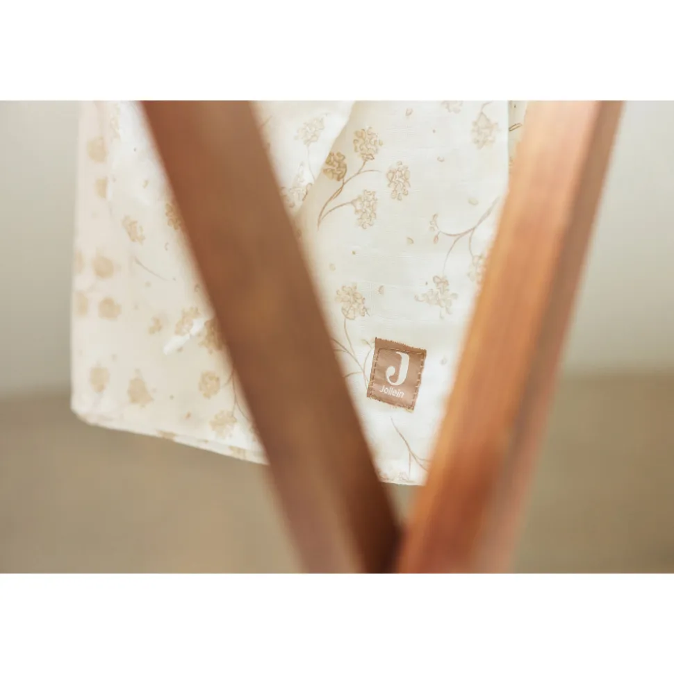 Lot de 4 langes gaze de coton 70 x 70 cm wild rose et ivoire