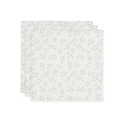 Lot de 4 langes gaze de coton 70 x 70 cm wild rose et ivoire