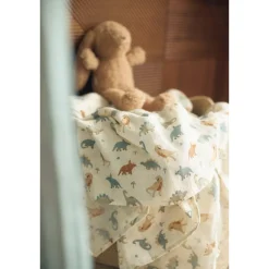 Lot de 2 langes gaze de coton 115 x 115 cm roarsome