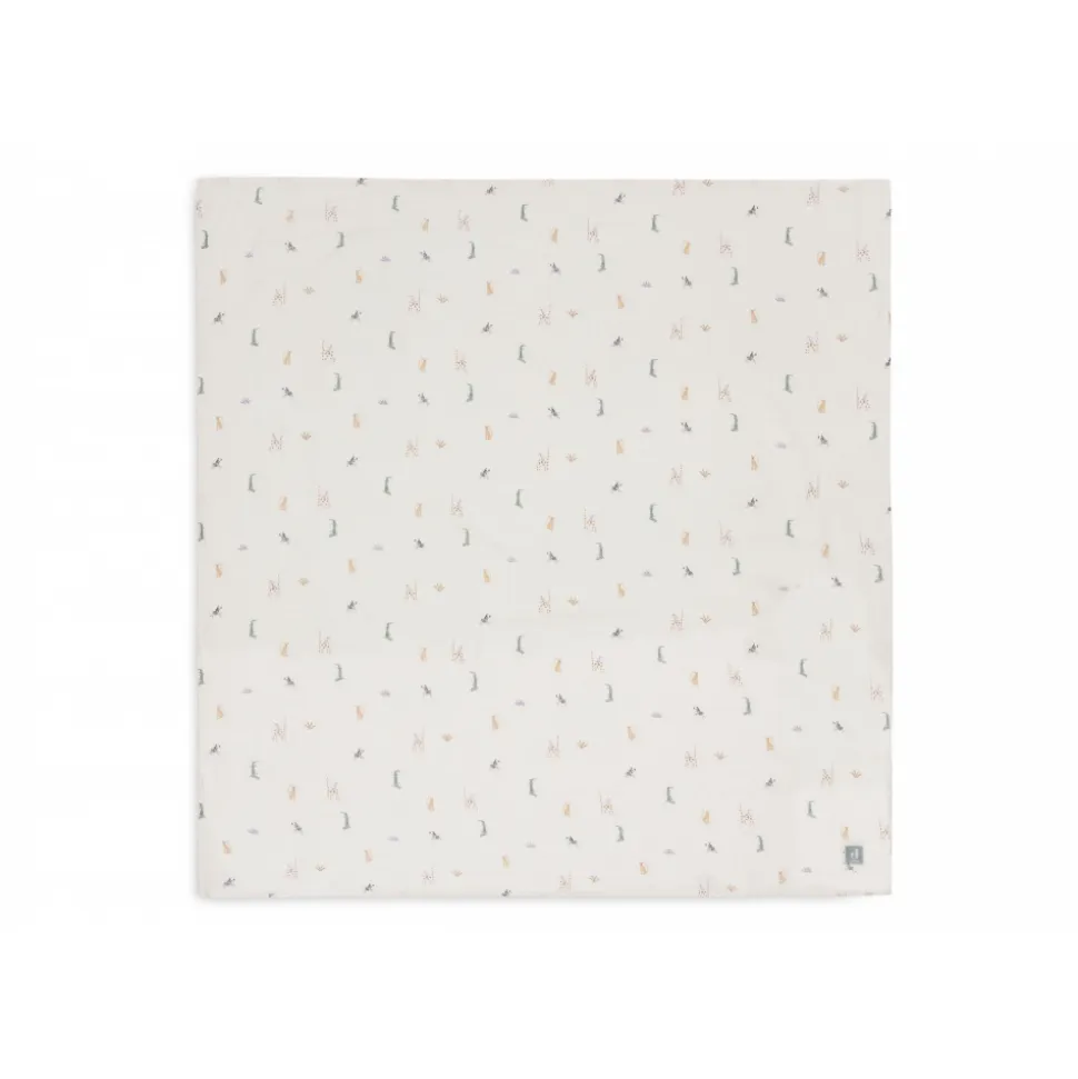 Lot de 2 langes gaze de coton 115 x 115 cm jungle jambo
