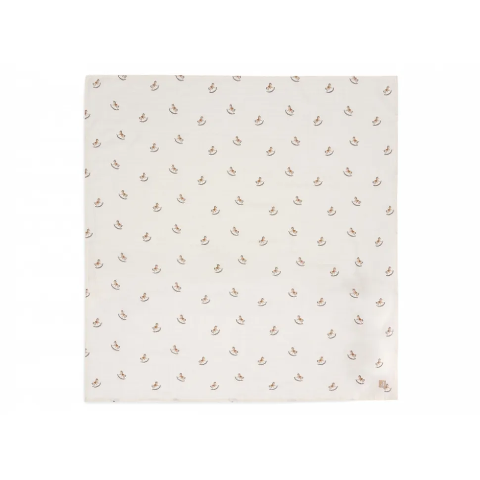 Lot de 3 langes gaze de coton 70 x 70 cm twinkling wild rose