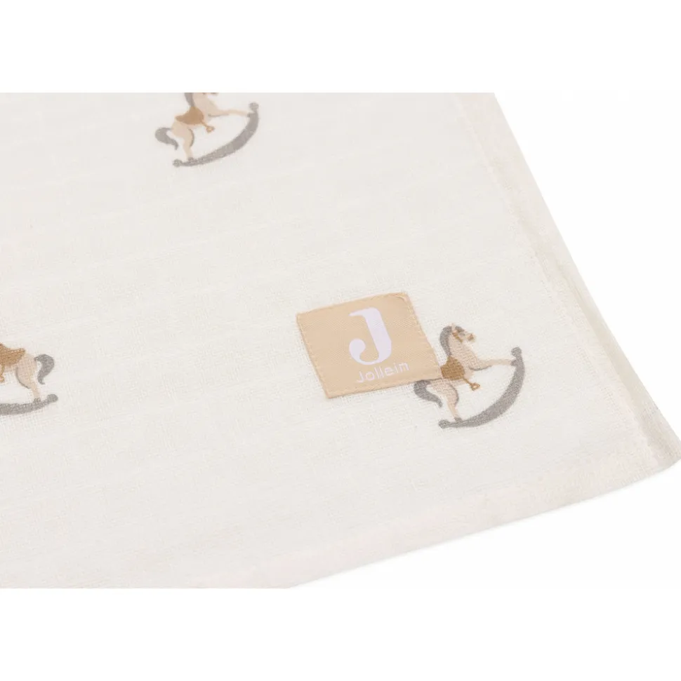 Lot de 3 langes gaze de coton 70 x 70 cm twinkling wild rose