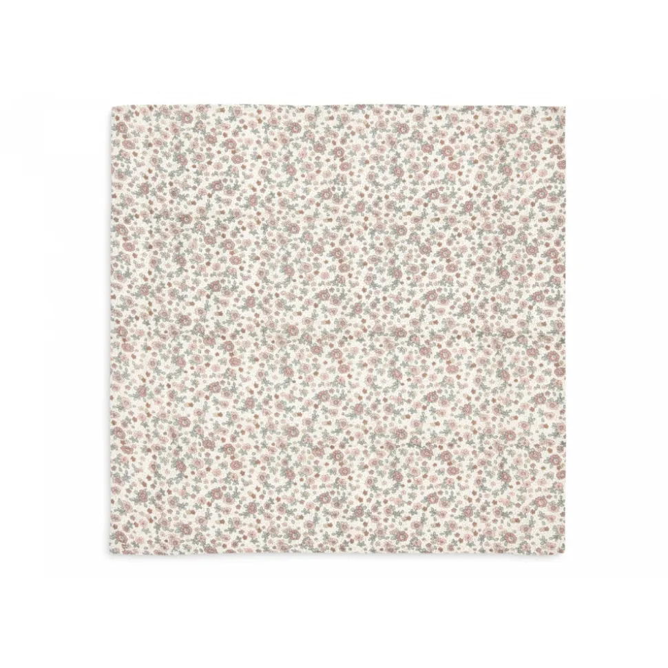 Lot de 3 langes gaze de coton 70 x 70 cm retro flowers