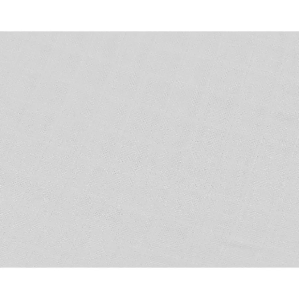 Lot de 2 langes gaze de coton 115 x 115 cm blanc