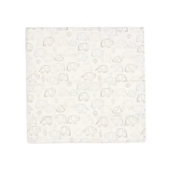 Lot de 3 langes gaze de coton 70 x 70 cm miffy silhouettes sea green