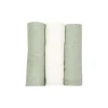 Lot de 3 langes graphic olive