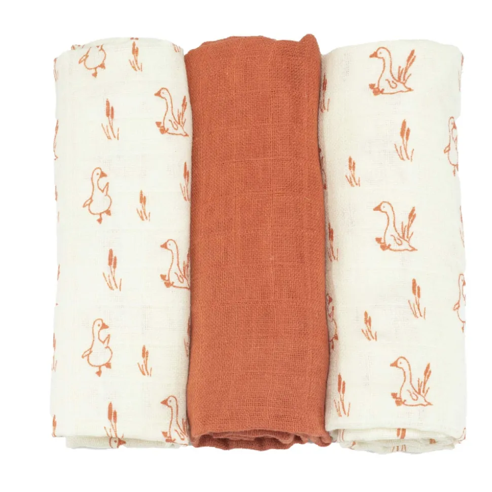 Lot de 3 langes oies