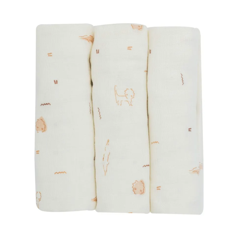 Lot de 3 langes tam tam