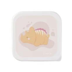 Lot de 3 lunch box enfant moutarde