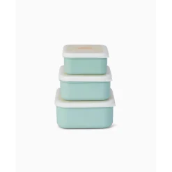 Lot de 3 lunch box enfant vert